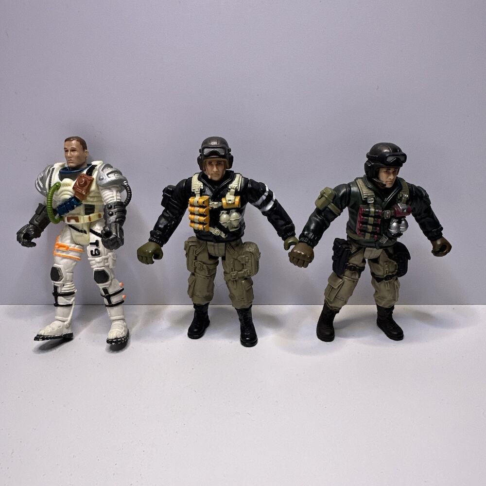 Lot Of 3 Soldier Force Swift Attax Figure Chap Mei Loose Figures Only